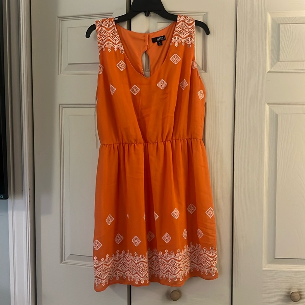 Ana size 14 orange dress